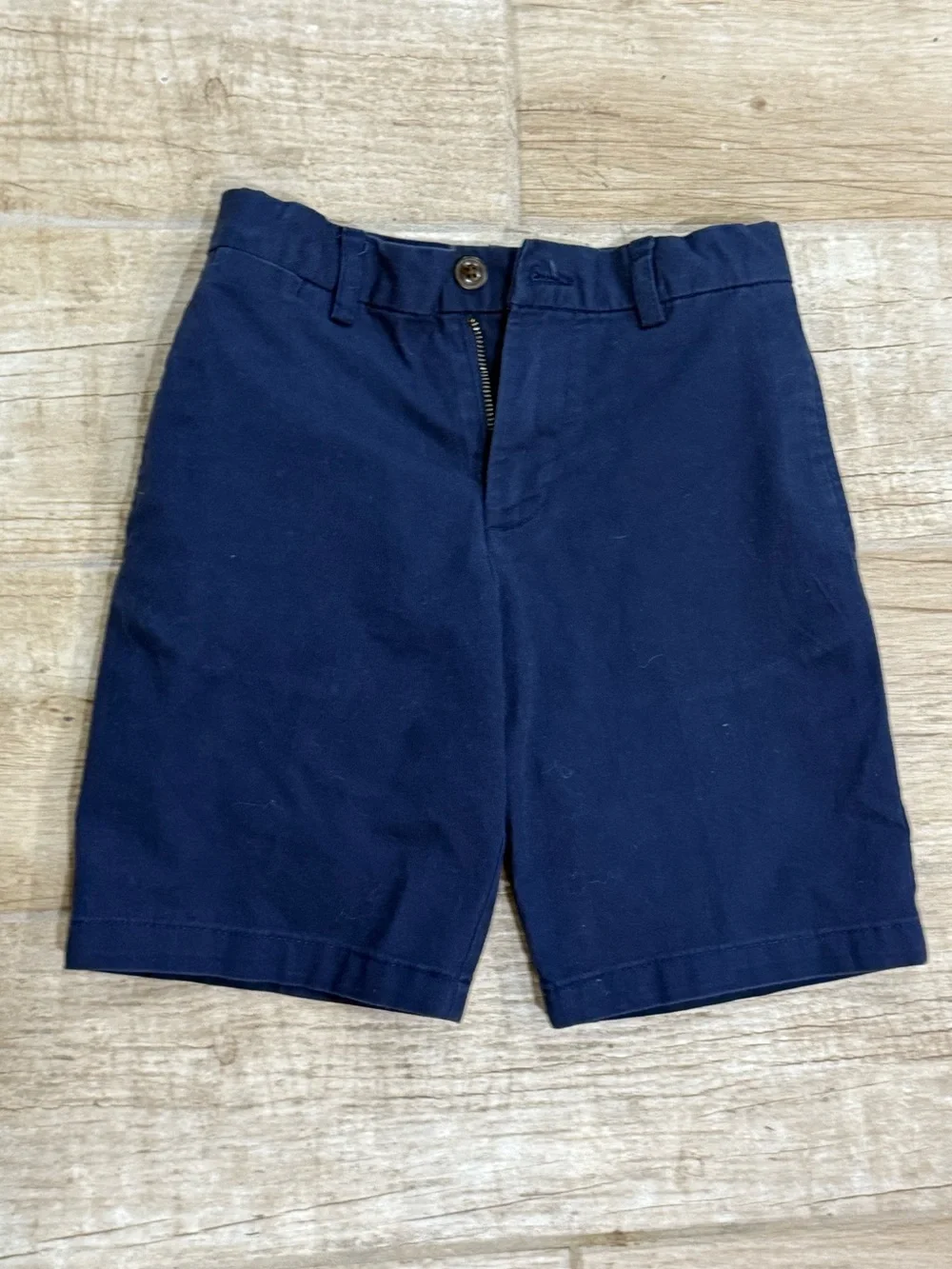 Polo Ralph Lauren Boys Classic Flat Front Navy Chino Shorts